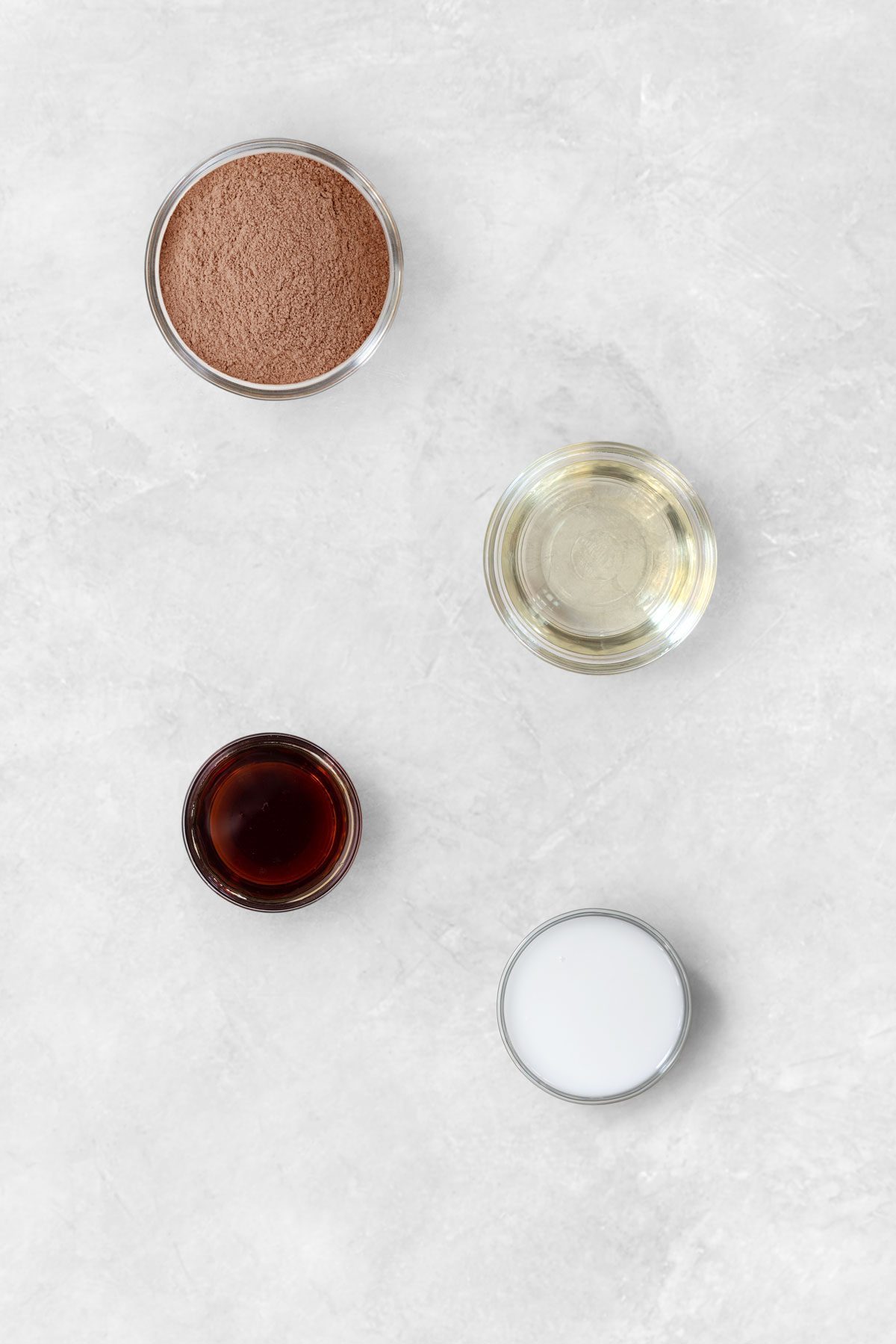 ingredients for raw chocolate 