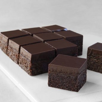 raw brownies
