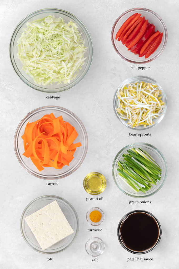 Pad Thai ingredients