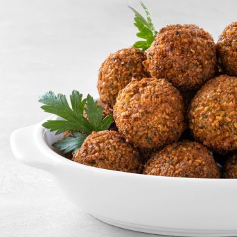 air-fried falafel - crispy, healthy, oil-free