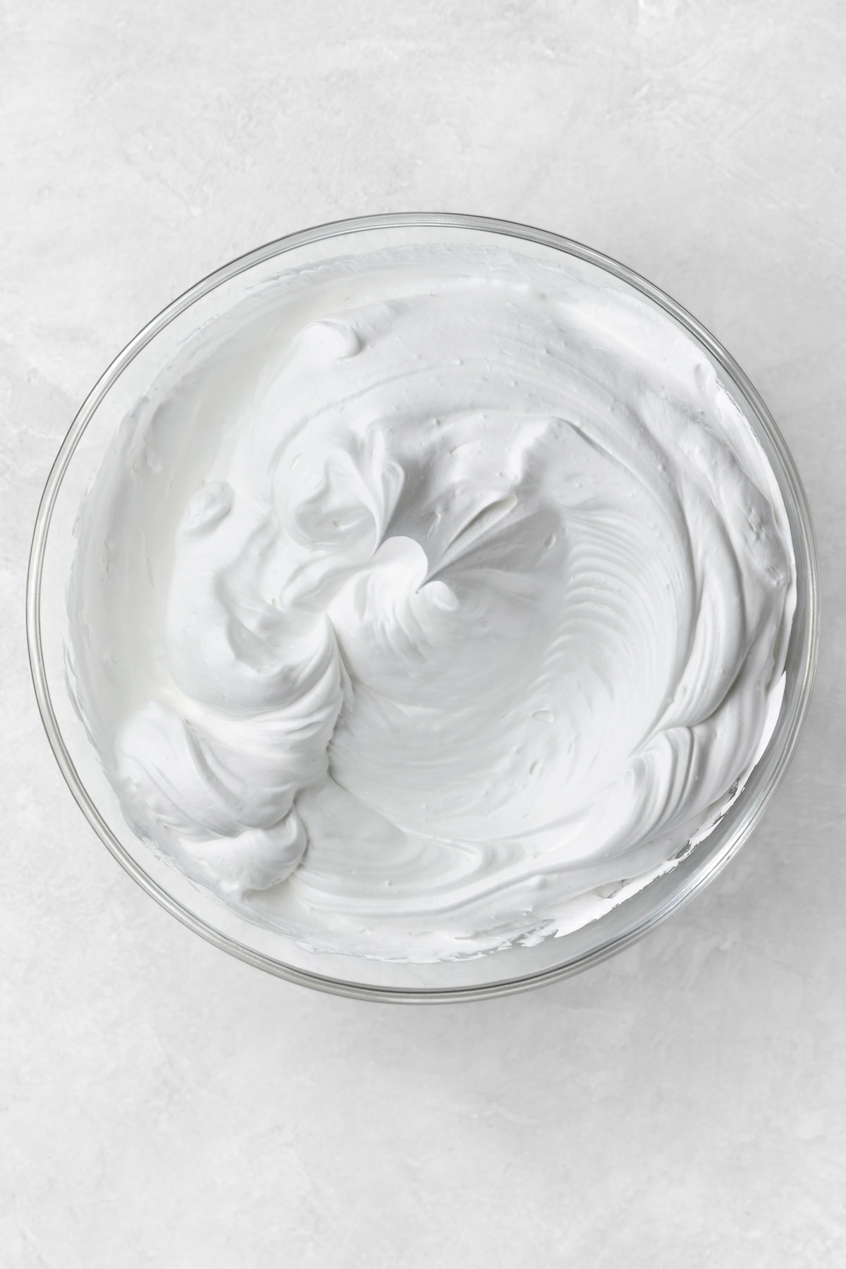 coconut whipped cream - firm peaks