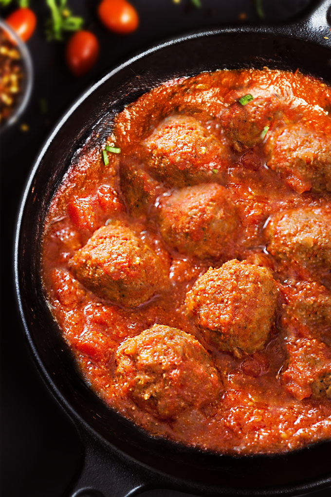 vegan meatballs with tempeh