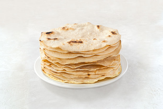 homemade corn tortillas