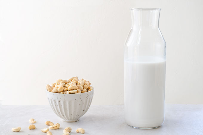 cashew milk & cashew cream (coffee creamer)