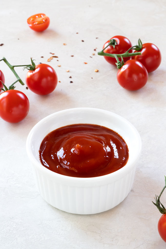 healthy homemade ketchup - vegan, paleo, keto, sugar-free, low carb
