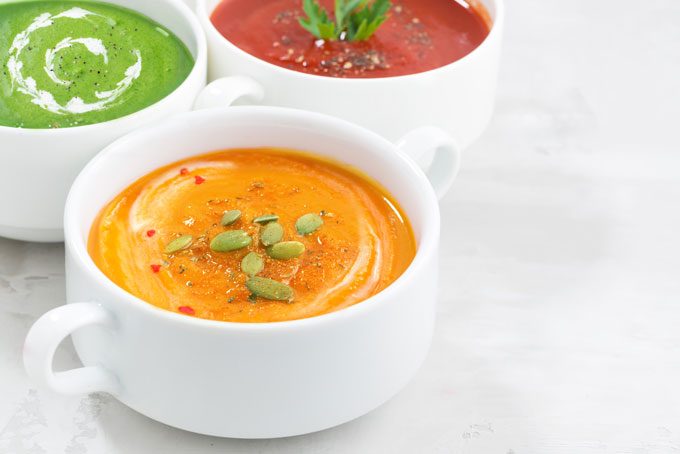healthy soup recipes - types of soup