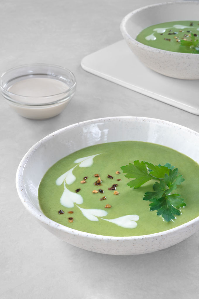 vegan cream of broccoli soup