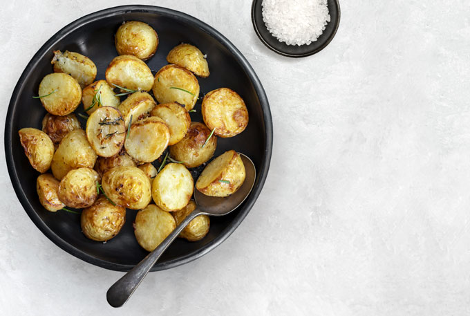 roasted new potatoes