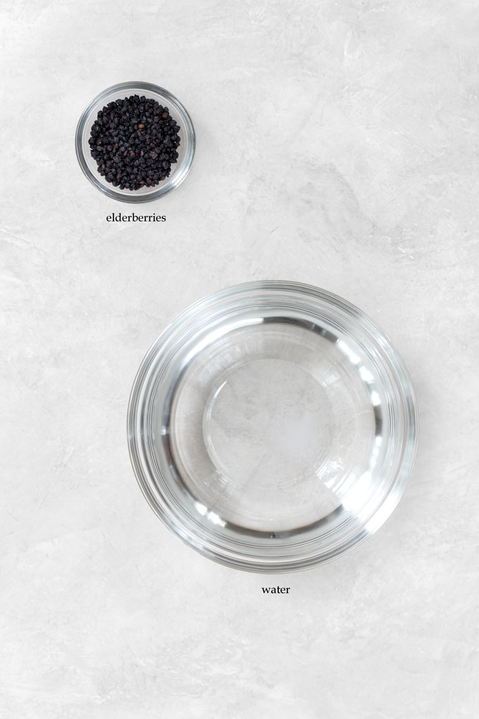 elderberry tea ingredients
