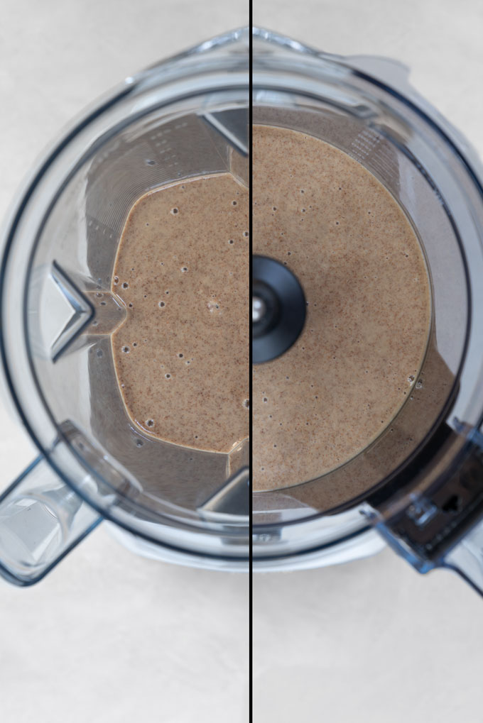 making nut butter in a blender vs food processor