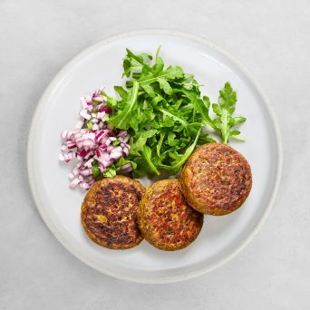 red lentil patties